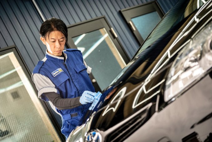EX1級資格者による施工の様子